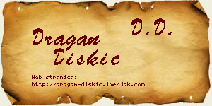 Dragan Diskić vizit kartica